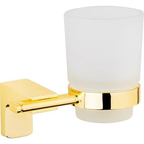 Eym Theme Series Bathroom Tooth Brush Holder Stainless Gold