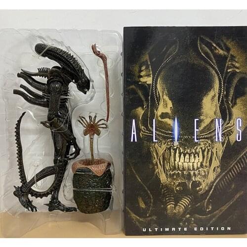 NECA Alien Figure 1979 Ultimate Big Chap Alien Figure 40th Anniversary Egg Facehugger Alien Action Figure Model Toy 22cm