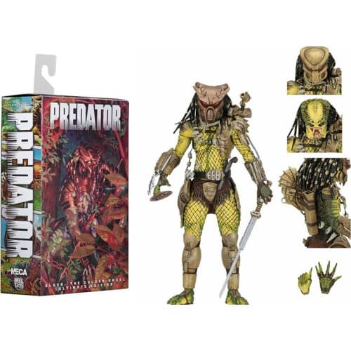 NEW NECA Predator eloer:the golden angel ultimate edition Action Figure Collection Model Toy gift 18cm