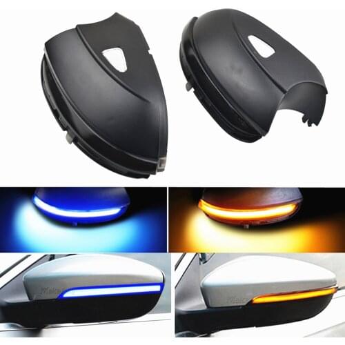 Pair LED Dynamic Turn Signal Light Mirror Indicator For VW Volkswagen Passat B7 CC Scirocco MK3 EOS Jetta Beelte