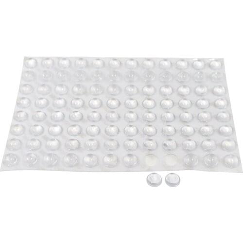 Clear 3M SJ5306 Bumpon Adhesive Backed Rubber Pad, Dampen Noise/Reduce Vibration, Size 9.5MM(d) x 3.8MM(High),3000Pcs/Carton