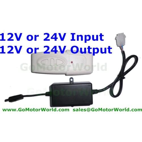 Remote controller/ Adapter 12V or 24V input 12V or 24V output for 1 pcs Linear Actuator or lifting column