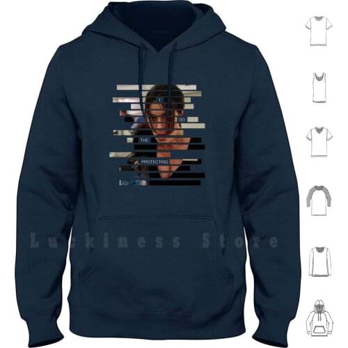 Shaw-Person Of Interest-Quote Hoodie Long Sleeve Person Interest Machine Person Of Interest Poi 2013 2001 Glasses Shaw