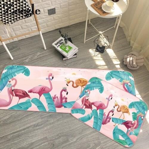 Zeegle Cartoon Carpet Childrens Rug Door Mats Outdoor Absorbent Carpet Kitchen Bathroom Floor Mat Bedroom Carpet Foot Mat
