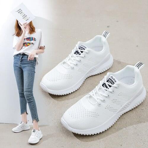 WHNB Ladies casual shoes summer new style breathable comfortable mesh fashion womens sports shoes outdoor sports sports shoes