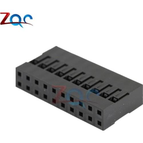 20PCS Dupont Connector Housing Female 2.54mm 2x10P 20pin