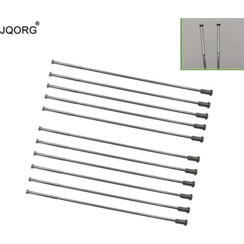 24 Pieces A Lot Material 304 Stainless Steel Motorcycle Spokes Diameter 3.5-3.13mm Head Butted Straight Pull Motocross Spokes