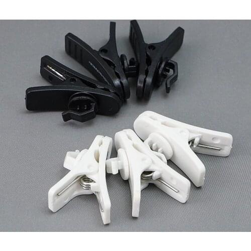 5pcs cable clips Collar Clip for headphone Rotating Clamps for headphones headset clamp earphone accessories MP3 Mp4