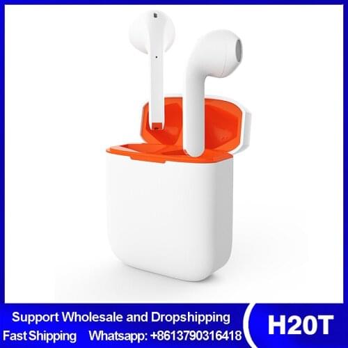 H20T Wireless Earphone Bluetooth 5.1 TWS In-Ear Sport Running Headset Touch Earphone With Mic Charging Case For Huawei Xiaomi