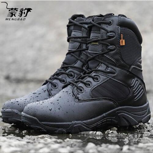 Military Boots Mens Combat Tactical Boots Autumn And Winter High Shoes Army Boots Desert Shoes Women Work Safety Shoes Men