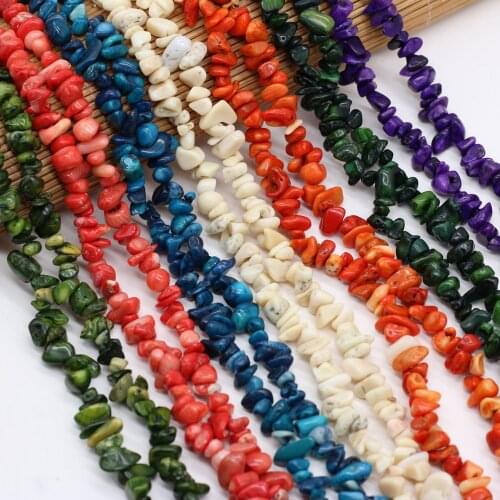 Natural Shell Gravel Beaded Length 40cm Irregular Temperament beads for Jewelry Making DIY Bracelets Necklace Accessories 5-8mm