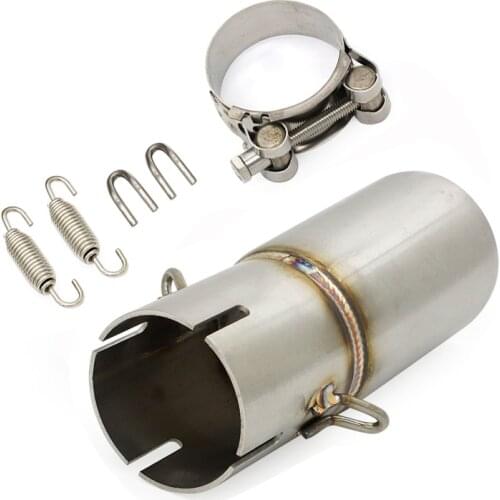 Motorcycle Slip-on Exhaust Muffler Middle Link Pipe For Yamaha R6 YZFR6 YZF-R6 2006 2007 2008 2009 2010 2011 2012 2013 2014