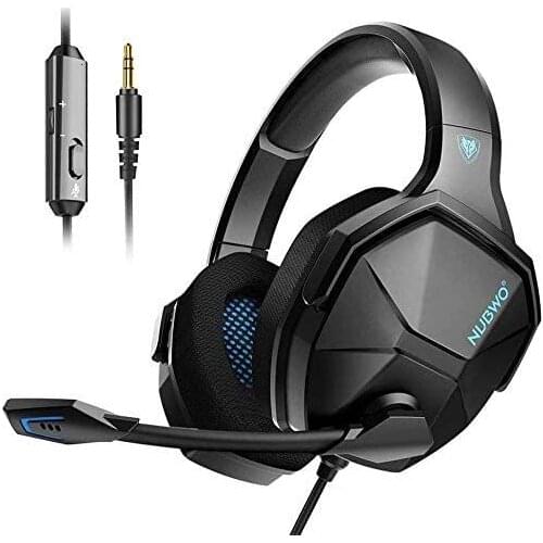 Stereo game headset PS4 3.5mm headset game headset with microphone lightweight frame compatible with PC