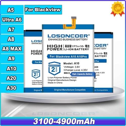 LOSONCOER Batteries For Blackview A30 Phones