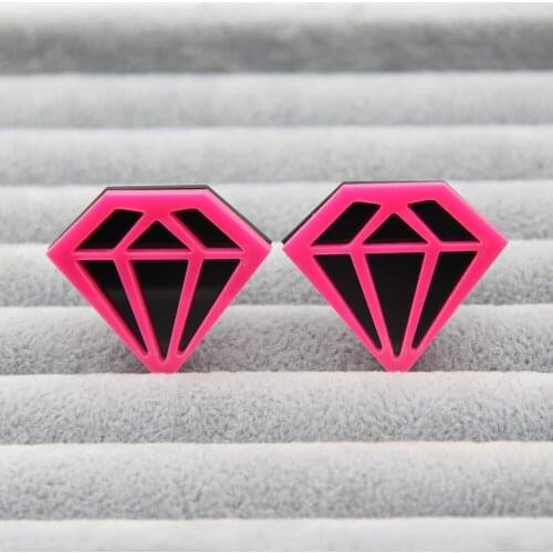 Fashion Geometric Big Acrylic Earrings Female Summer Stud Earrings For Women Studs HipHop Girls Party Jewelry Brincos Wholesale