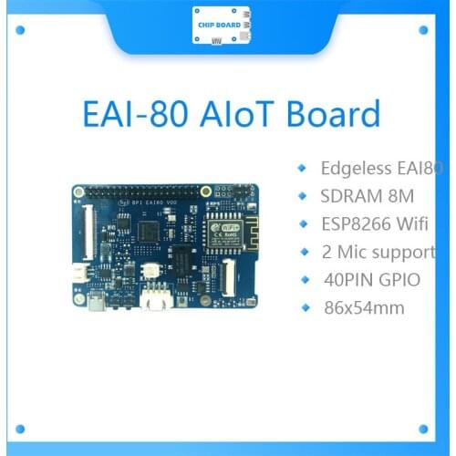 Newest Arrive Banana PI BPI EAI-80 AIoT Board bpi EAI 80 Edgeless EAI80 Chip Design
