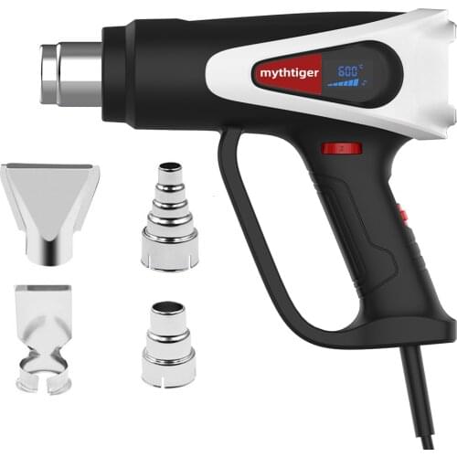 EU PLUG Hot Air Gun Digital Electric Temperature-Controlled Building Hair Dryer Heat Gun Soldering Tools Adjustable