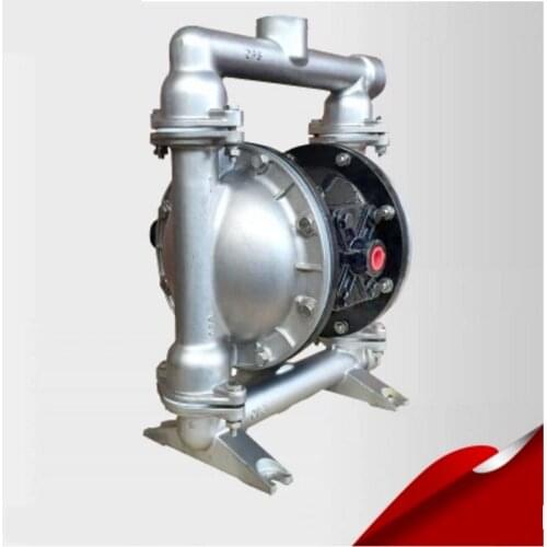 QBY-25P Stainless Steel Diaphragm Pump Pneumatic Mining Pump with F4 diaphragm