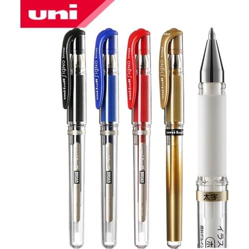 Genuine Japan 12 Pieces Uni-ball Signo Broad UM-153 Gel Pen-1.0 mm High Gloss Brightening Pen