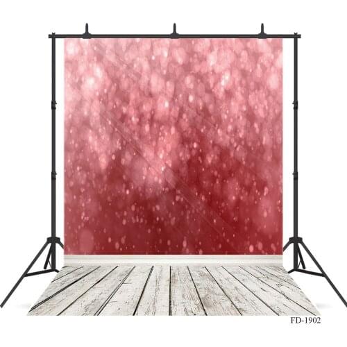Red Glitter Wooden Floor Cloth Photographic Backdrop For Photograph Accessories Party Children Baby Background Photo Studio