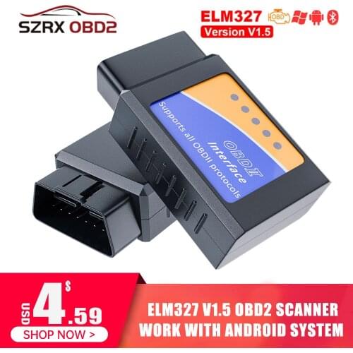 ELM327 V1.5 OBD2 Scanner Android PIC18F25K80 Bluetooth-compatible code reader Car Diagnostic Tool Engine diagnosis OBDII Reader