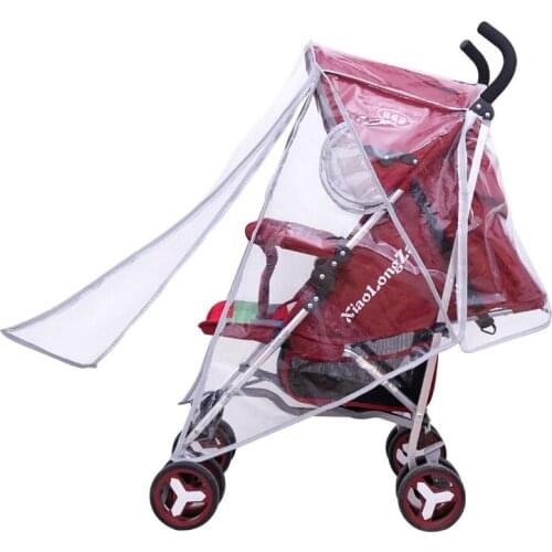 Dsland hot mom foofoo high landscape stroller rain cover baby cart windproof dustproof raincoat large cart high landscape