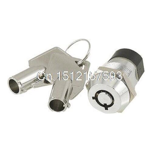 ON OFF 4 Pins 2 Position Key Lock Switch 4A/125V 2A/250V AC
