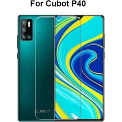 Tempered Glass for Cubot P40 Screen Protector Ultra-Thin Protective Mobile Phone Film For Cubot P40 Cases Vetro Cover 6.2 Inch