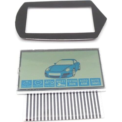 B9 LCD display flexible cable+ LCD keychain Glass for Starline B9 lcd remote controller B9 display with Zebra Stripes