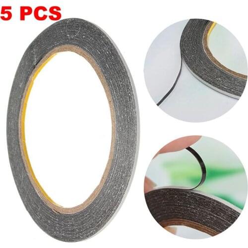5 Pcs 2mmx10m Thick 0.3mm Sticker Double Side Adhesive Tape Fix For Cellphone Touch Screen Lcd Mobile Phone Repair Tape