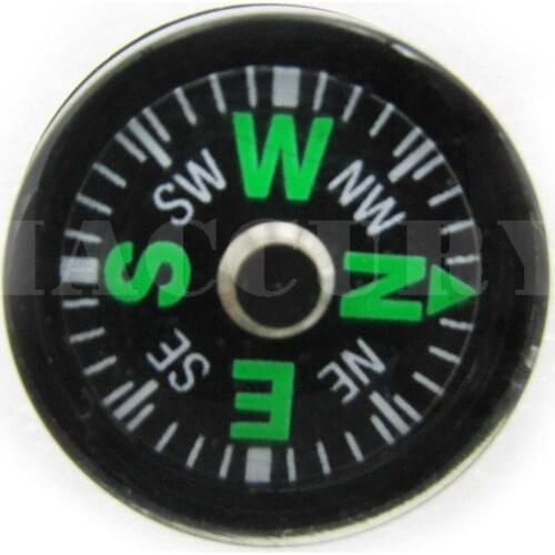50 pieces/Lot) Diameter 15mm Mini Compass Pocket Compass for Level Ruler Emergency Survival Tool