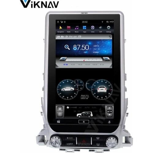 Android 9.0 13.6 inch car GPS navigation for-TOYOTA LAND CRUISER 2016-2019 multimedia DVD player support carplay