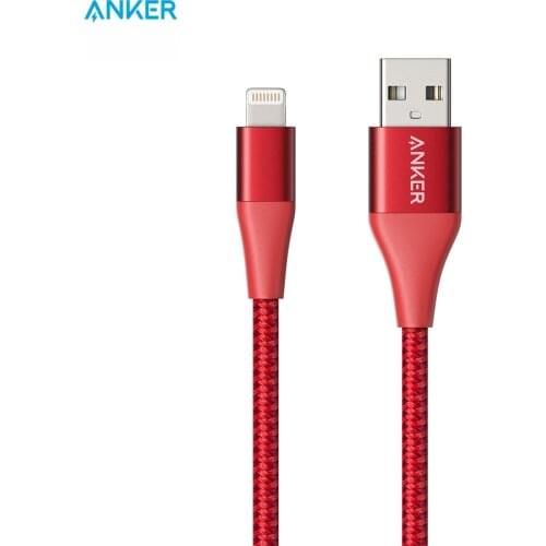 Anker PowerLine + II Lightning Kabel MFi Gecertificeerd Compatibiliteit met iPhone X/8/8 Plus/7/ 7 Plus/6/6 Plus/5/5 s en Meer