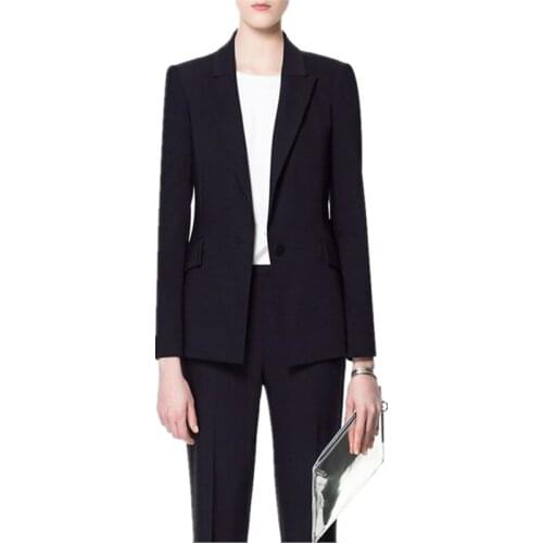 Женские черные куртки Auguswu China At AliExpress