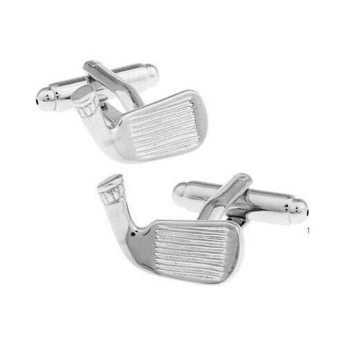 C-MAN Luxury shirt Golf cufflink for mens Brand cuff buttons cuff links High Quality abotoaduras Jewelry