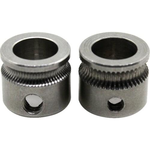 Mk7 extrusion wheel 3D printer accessories Inner hole 8mm extruder stainless steel extrusion gear for 1.75mm/3mm filament