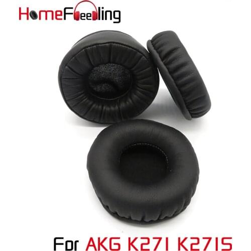 Homefeeling Ear Pads for AKG K271 K271S Headphones Ear Cushions Super Soft Thicken Velour Sheepskin Leather Earpads Replacement