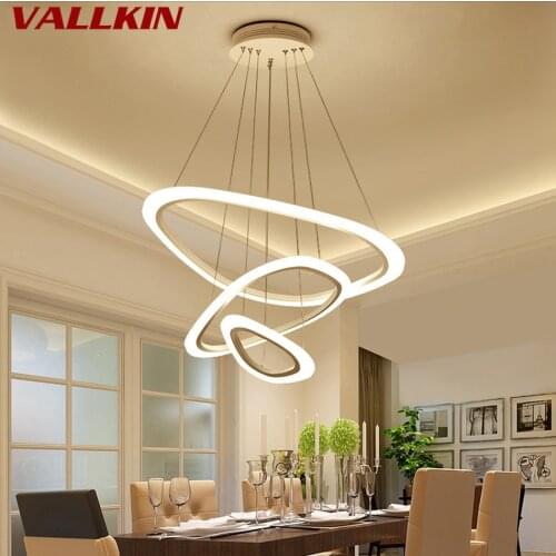 Postmodern Minimalist Pendant Light Art Circle Creative Personality Nordic Style Bedroom Living Room LED Restaurant Ceiling Lamp