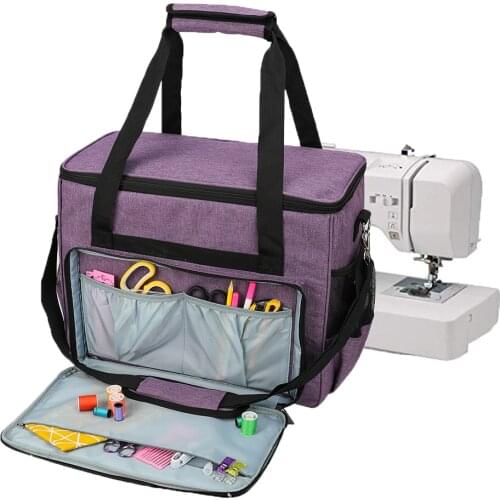 INNE Large Capacity Sewing Machine Storage Bag Tote Multi-functional Portable Travel Home Organizer Bag Sewing Tools Accessories