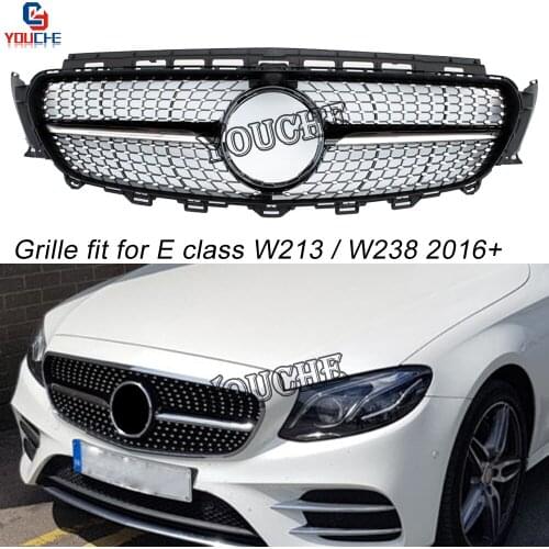Replacement Front Bumper Grille Grills for Mercedes E class W213 W238 C238 Coupe Sedan Cabriolet Sport AMG Package 2016