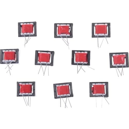 10pcs Double-wire Winding Audio Transformers 600:600 Ohm Europe 1:1 EI14 Isolation Transformer