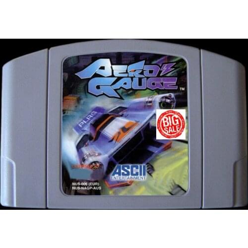 64 Bit Games ** Aero Gauge ( English PAL Version!! )