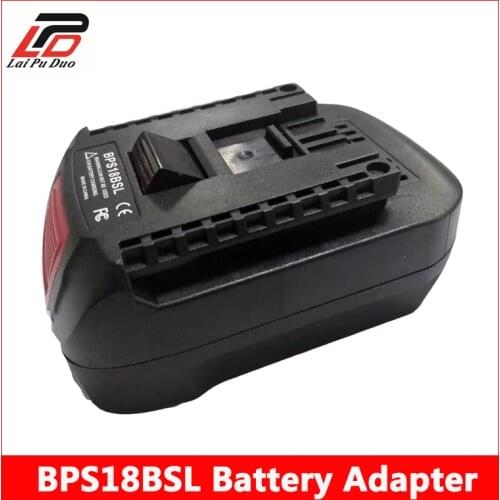 BPS18BSL Battery Converter Adapter 18V Li-ion Battery Used to For Bosch 18V Tool For Black Decker For Stanley For Porter Cable