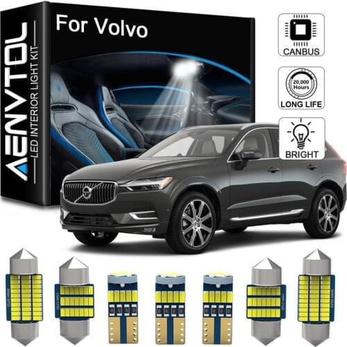 Seker Canbus For Volvo V50 V60 V70 XC60 XC70 XC90 S40 S60 S70 S80 C30 C70 Car LED Interior Map Dome Trunk Error Free Light Kit