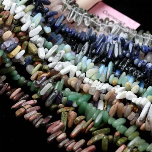 Oameusa 15-23mm Agates Chips Spacer Beads Accessories Diy Make For Jewelry Making Approx 75pcs 1 Strand