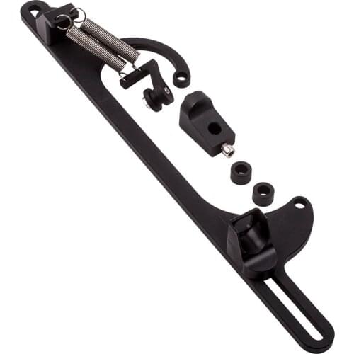 Aluminum Throttle Cable Carb Bracket For Holley 4150 4160 Carburetor Black