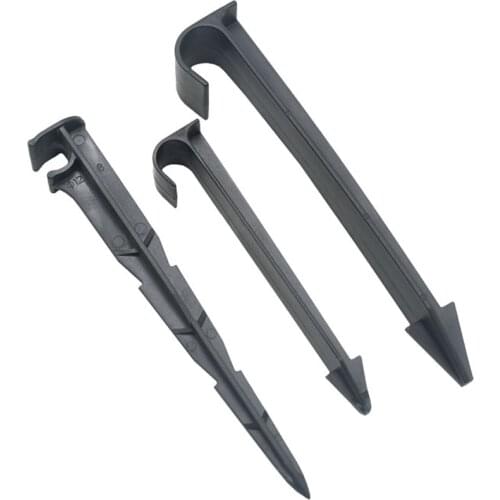 50pcs 8/11mm 16mm 20mm Pe Tube Holder 1/2" 3/4" Garden Hose Fixed support Gardening Agricultural Pipe Fittings