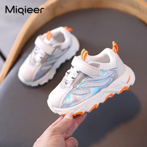 Children Chunky Sneakers 2021 Spring Autumn Lightweight Kids Shoes For Girls Boys Breathable Casual Soft Non-slip Sports Shoes