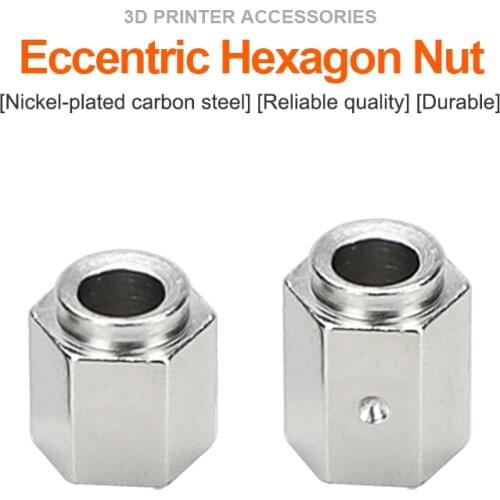 5pcs Stainless Steel Bore 5mm 3D Printer Accessories Eccentric Spacer V Wheel Column Isolation Screw Nut For Aluminum extrusion