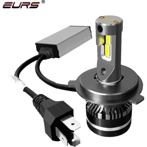 EURS H11 9012 H7 Led h4 car Headlight bulbs hi/lo beam 100W 16000LM H11 led 9005 9006 Auto Fog Lamps H1 Canbus Car styling